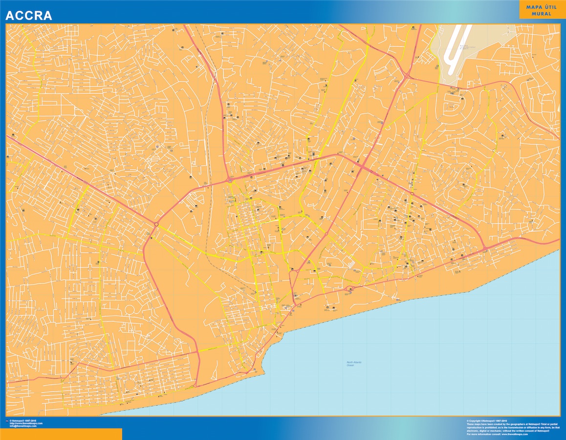 Accra eps map vector