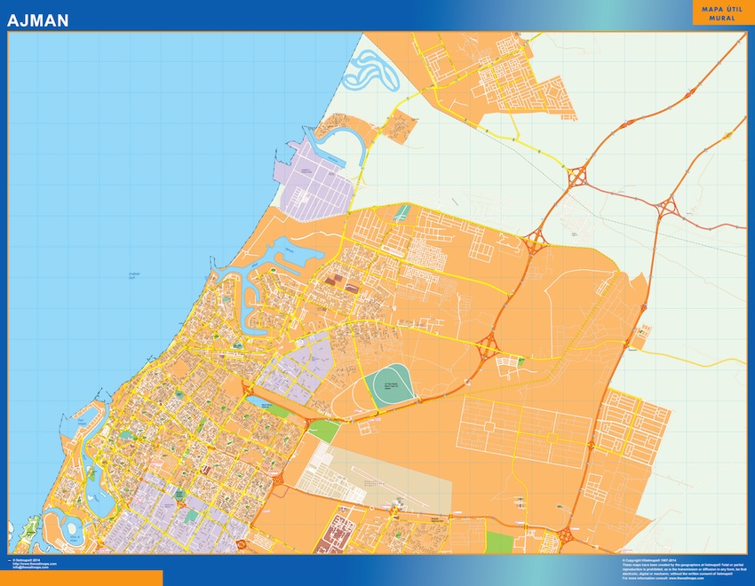 Ajman eps map vector