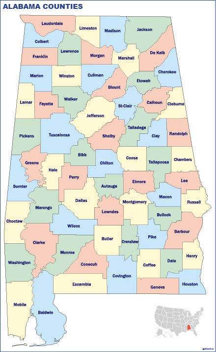 Alabama counties