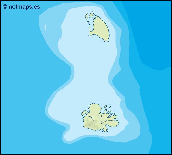 Antigua and barbuda illustrator eps map vector