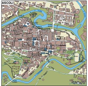 Ascoli EPS map vector