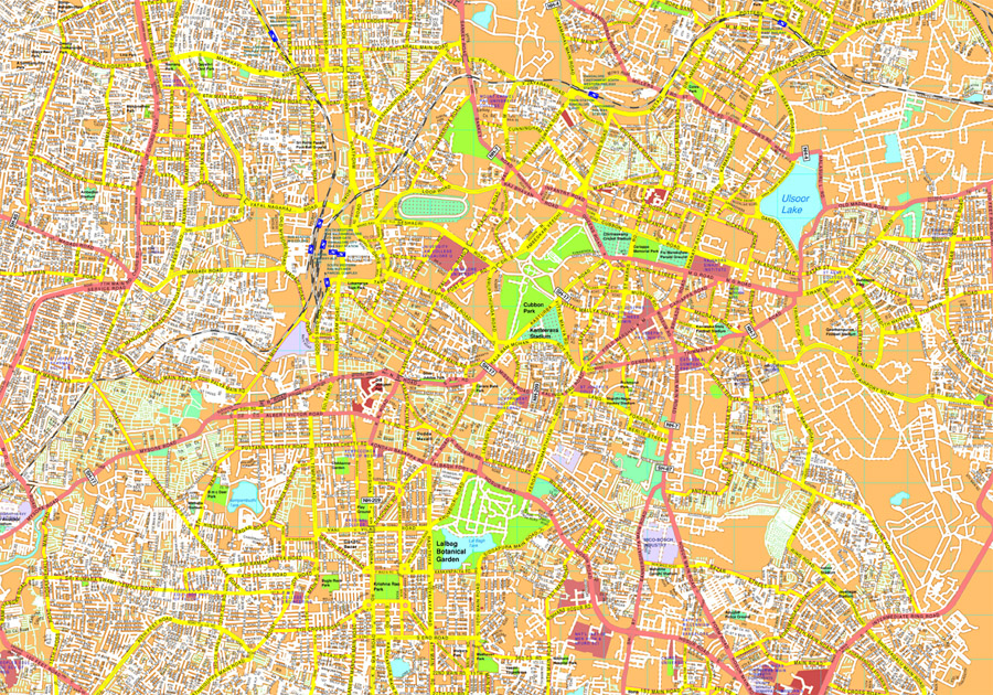 Bangalore eps map vector