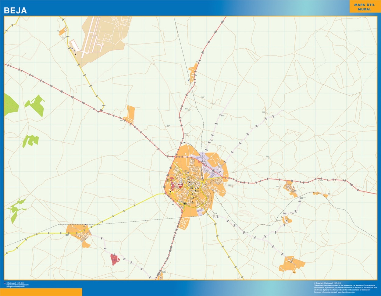 Beja eps map vector