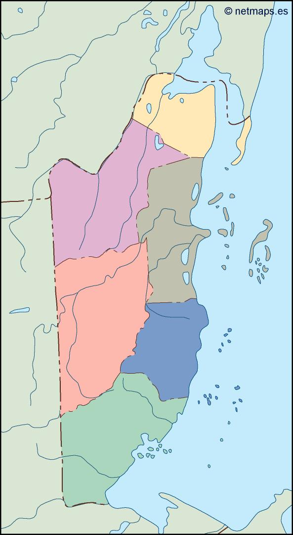 Belize blind eps map vector