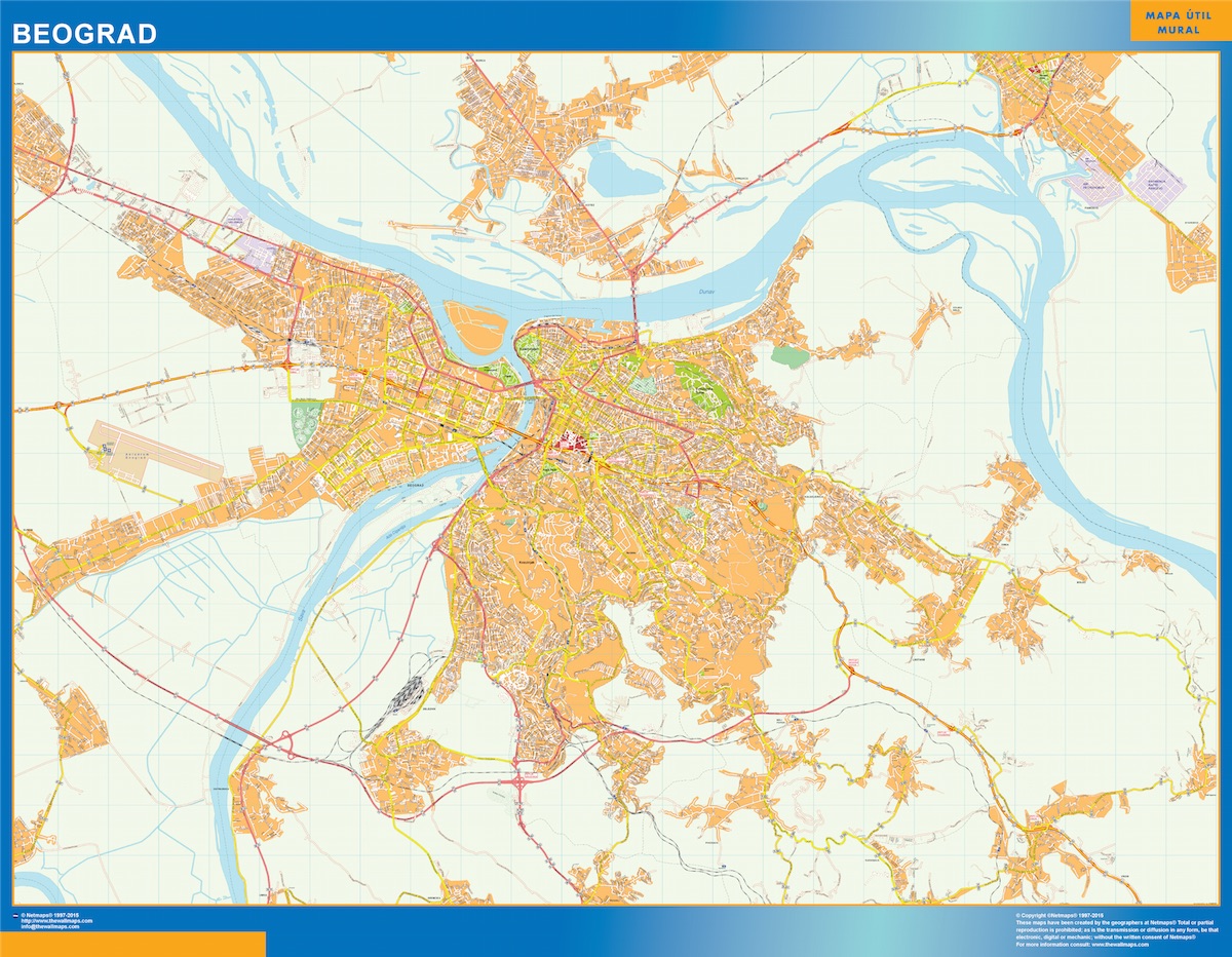 Beograd eps map vector