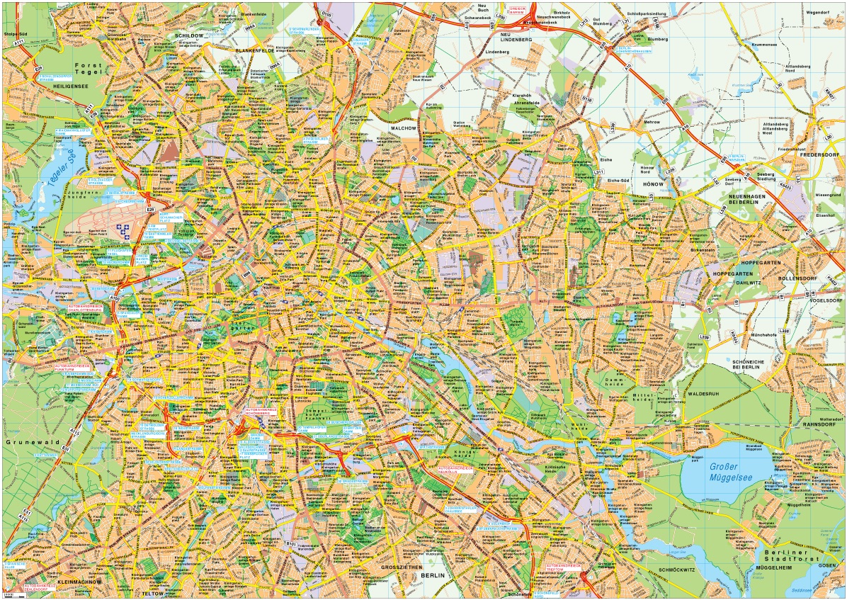 Berlin eps map vector