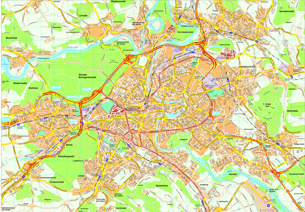 Bern eps map vector