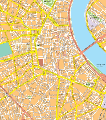 Bordeaux eps map vector