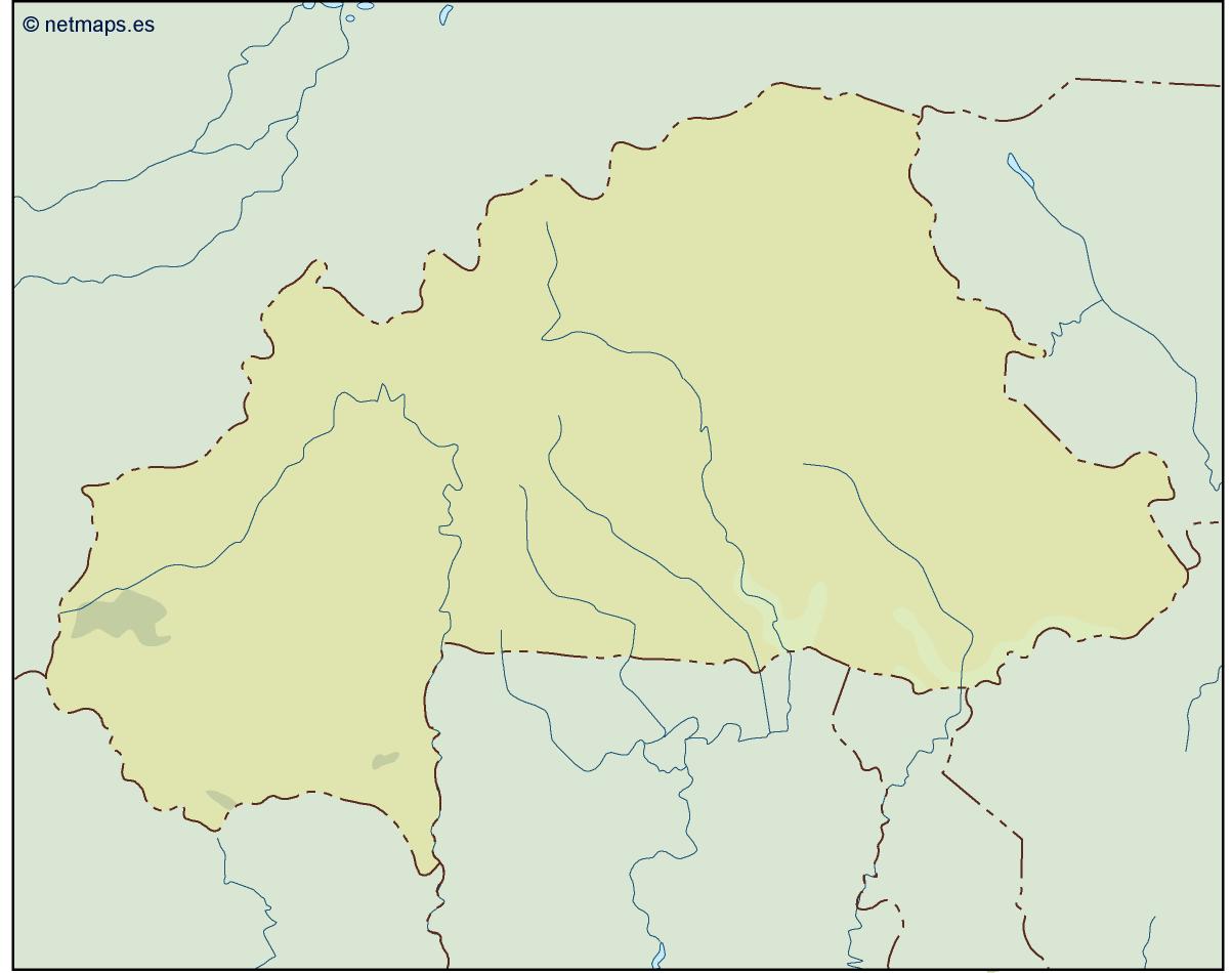 Burkina faso illustrator eps map vector