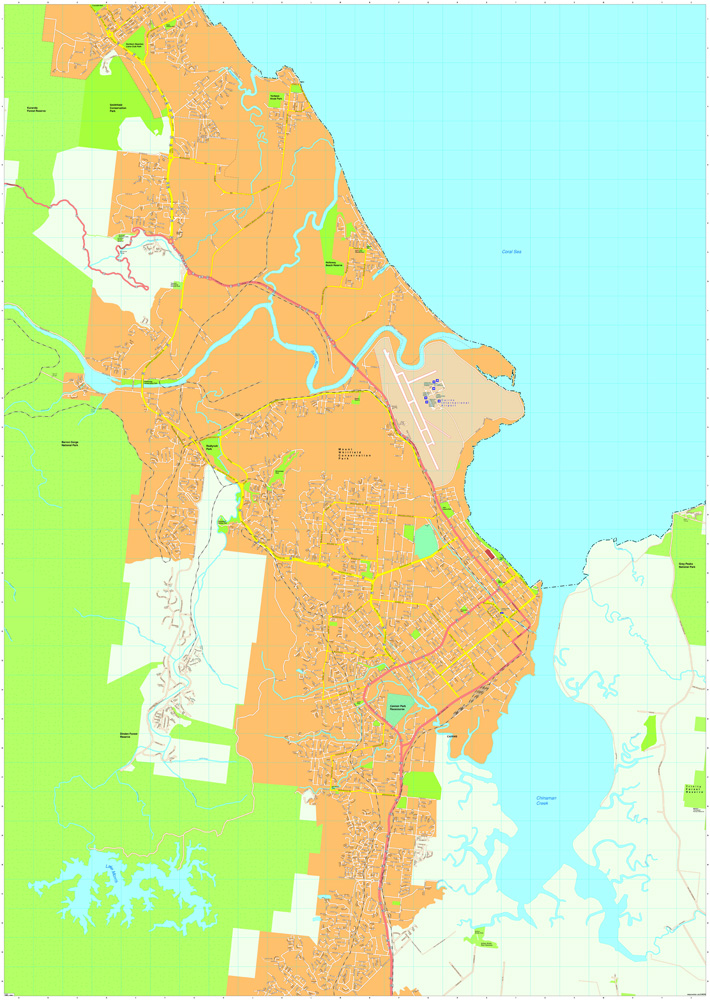 Cairns eps map vectors