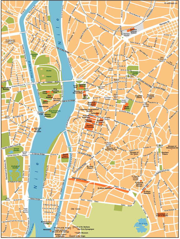 Cairo Illustrator eps map vector