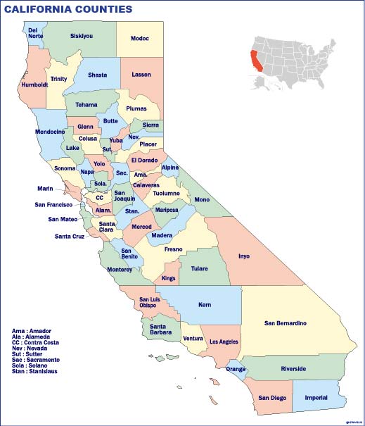 California counties