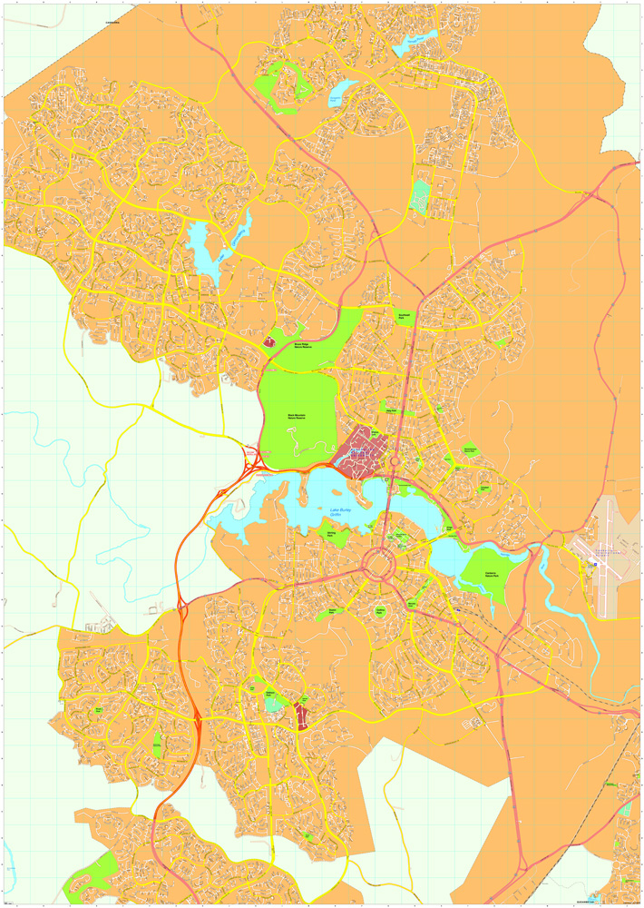 Canberra eps map vectors