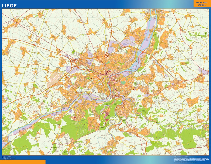 Carte liege eps illustrator