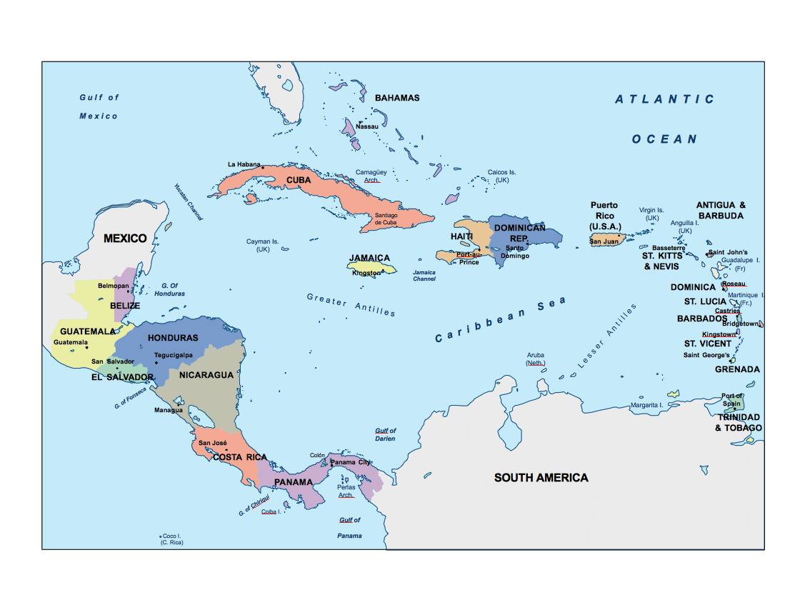 Central america powerpoint for presentations