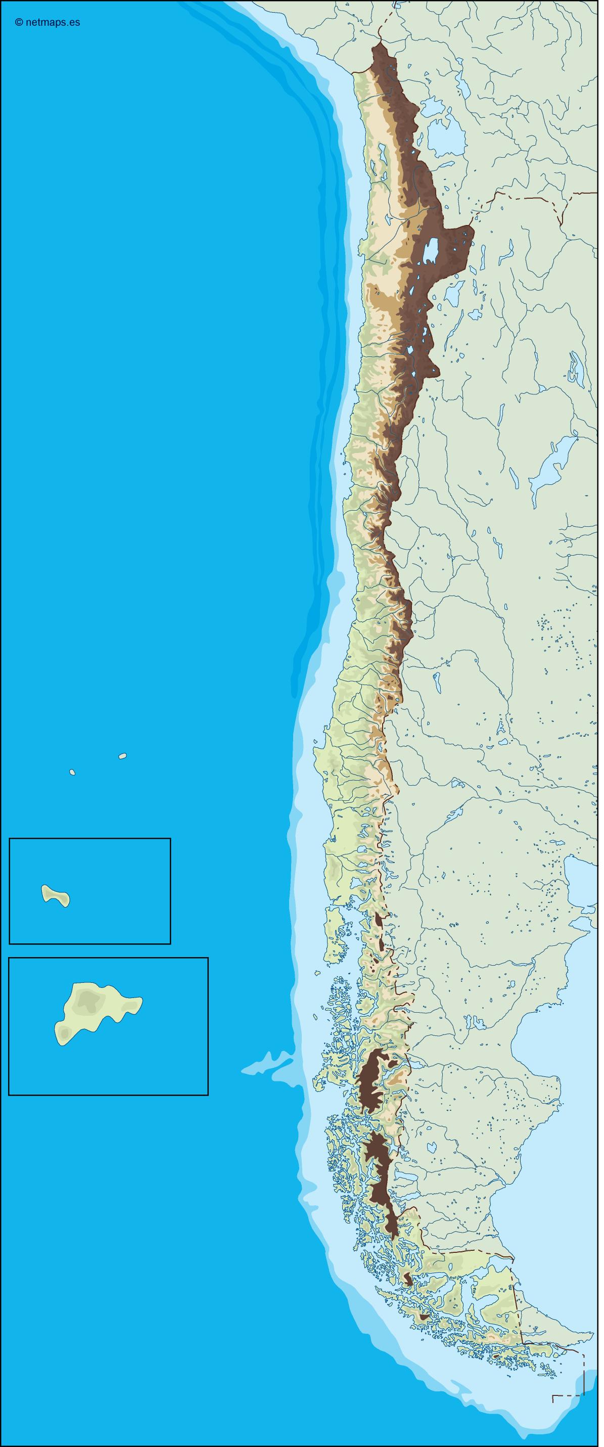 Chile illustrator eps map vector