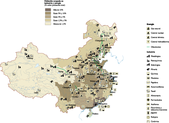China Economic eps map vector