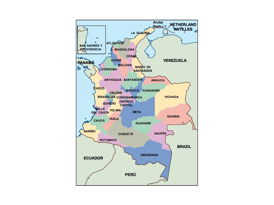 Colombia powerpoint for presentations