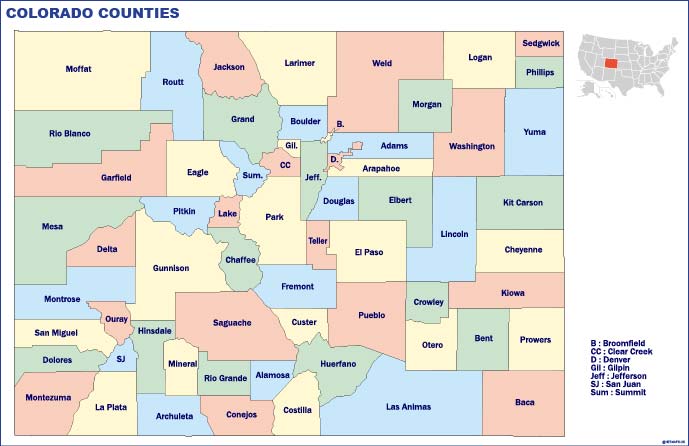 Colorado counties