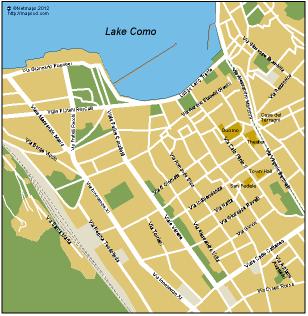 Como EPS map vector