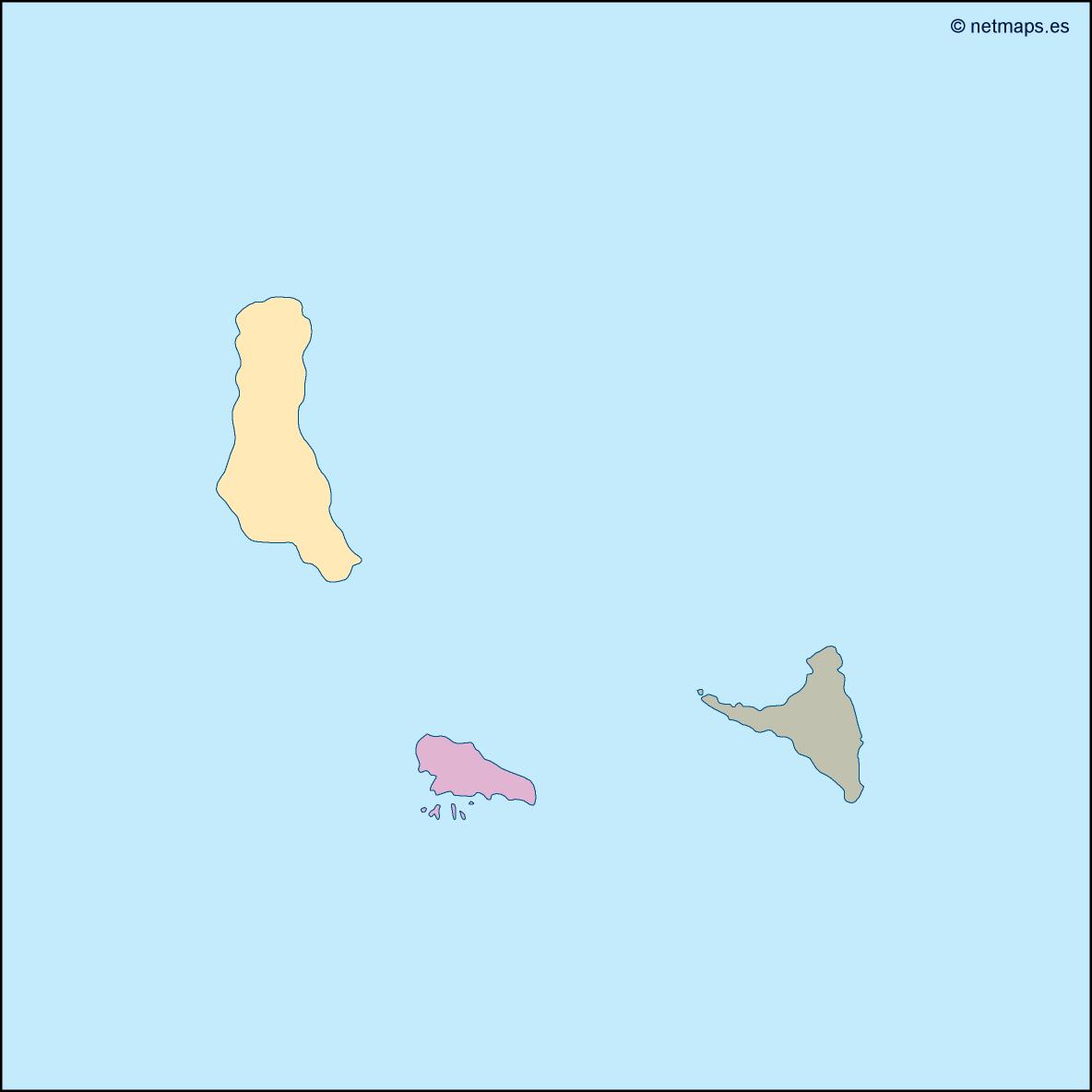 Comoros blind eps map vector