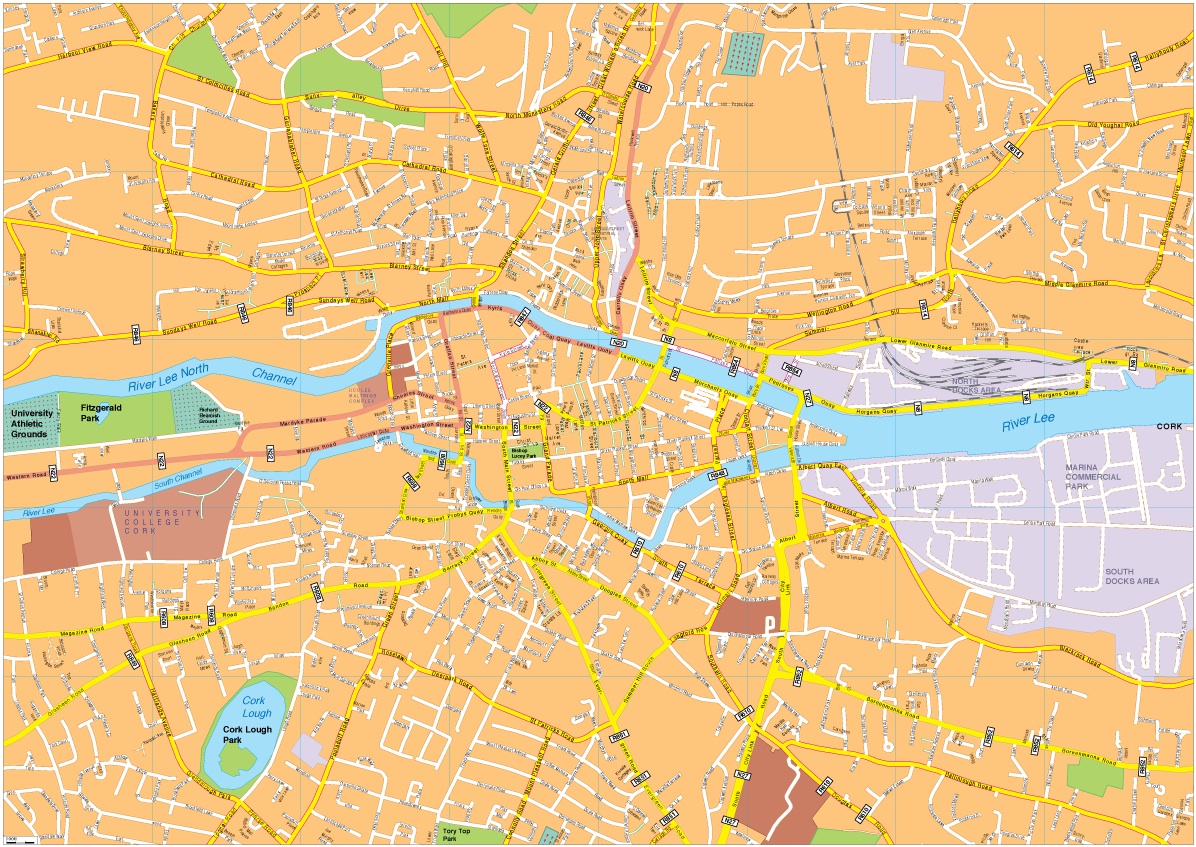 Cork eps map vector