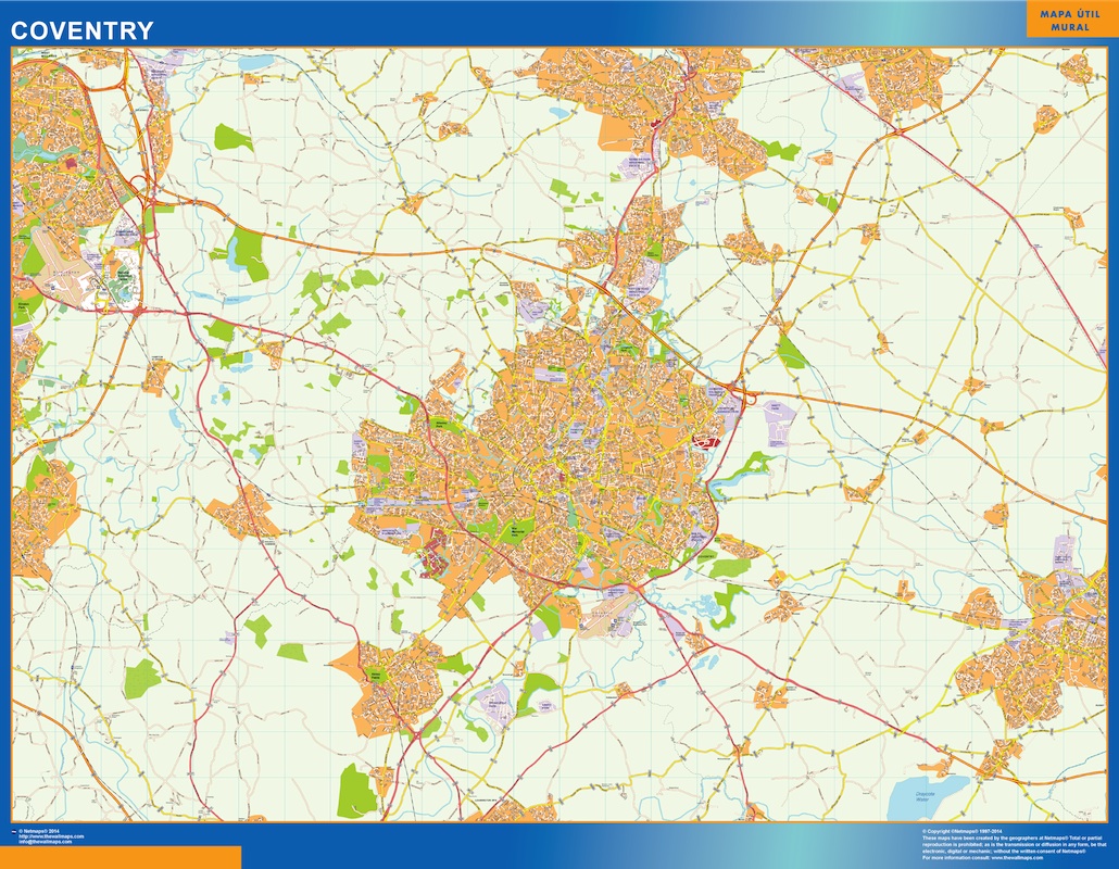 Coventry eps map vector