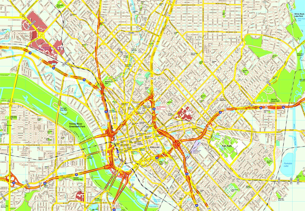 Dallas eps map vector