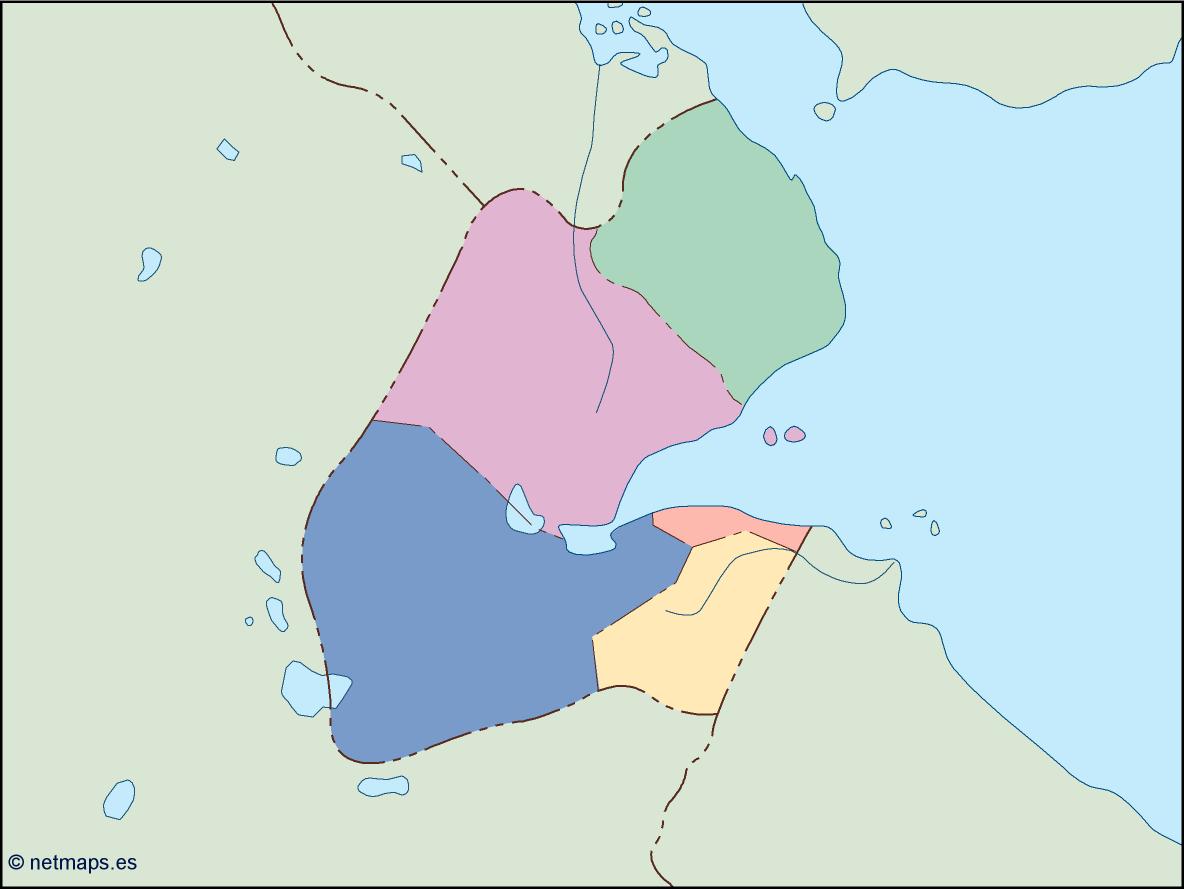 Djibouti blind eps map vector