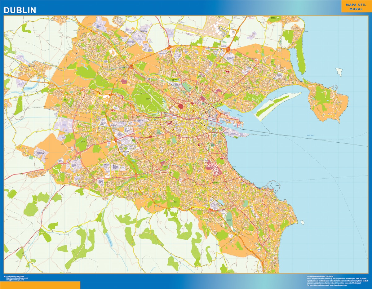 Dublin vector map
