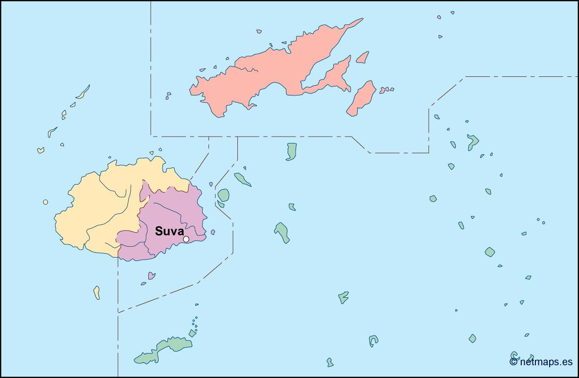 Fiji eps map vector