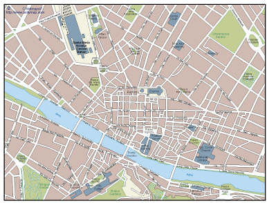 Florence eps map vector