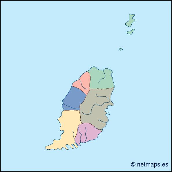 Grenada blind eps map vector