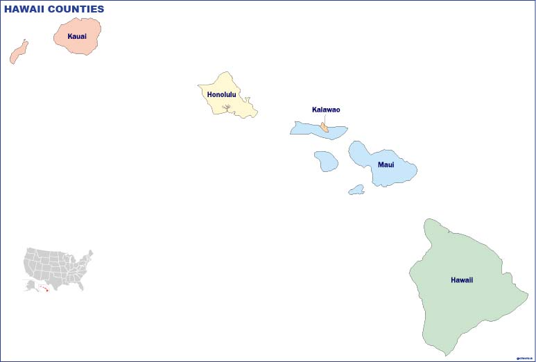 Hawaii counties