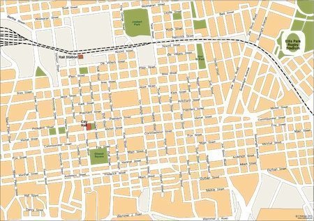 Johannesburg eps illustrator vector map