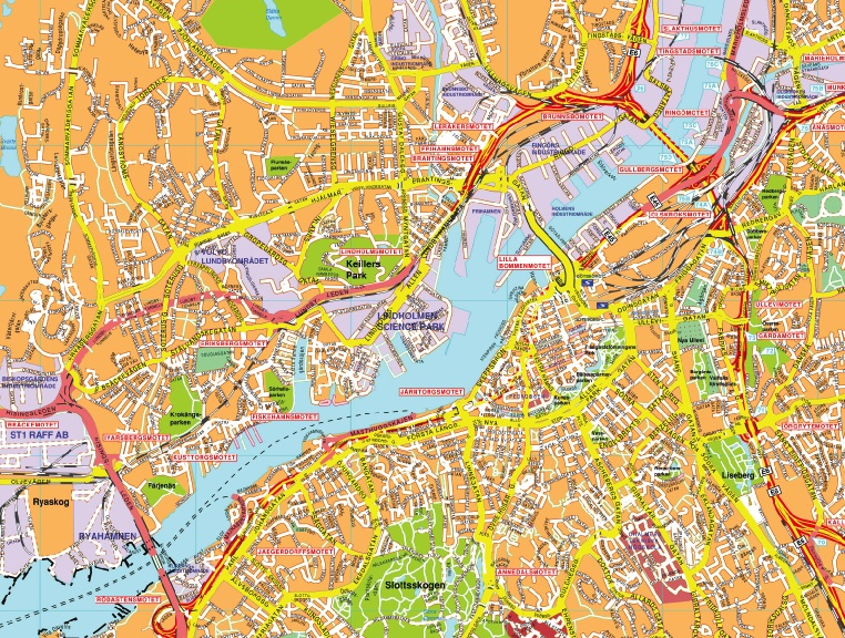 Karta eps illustrator goteborg