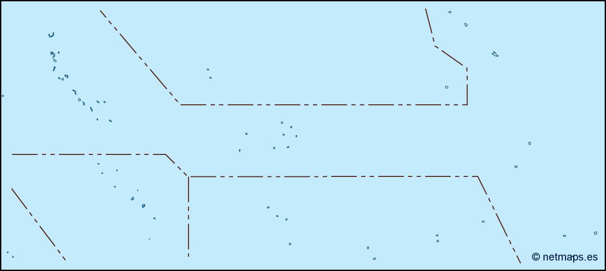 Kiribati blind eps map vector