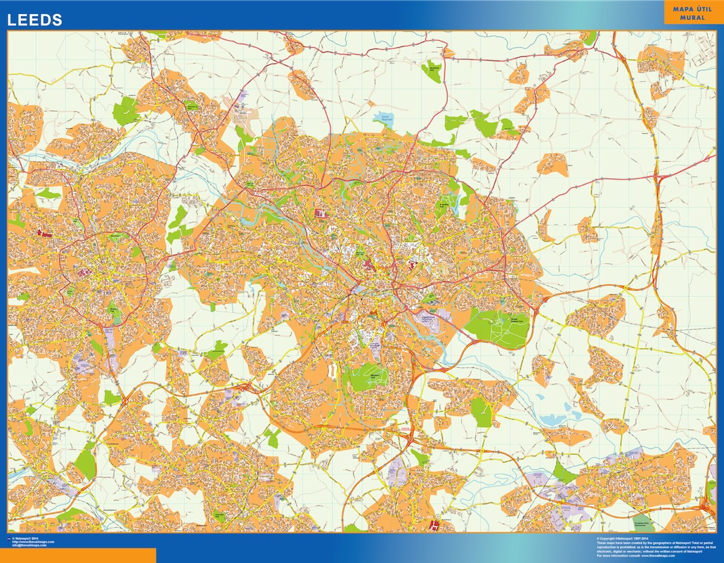 Leeds eps map vector