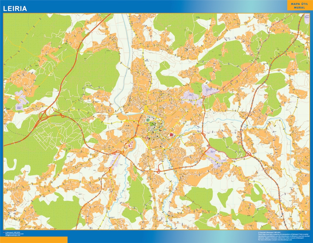 Leiria eps map vector