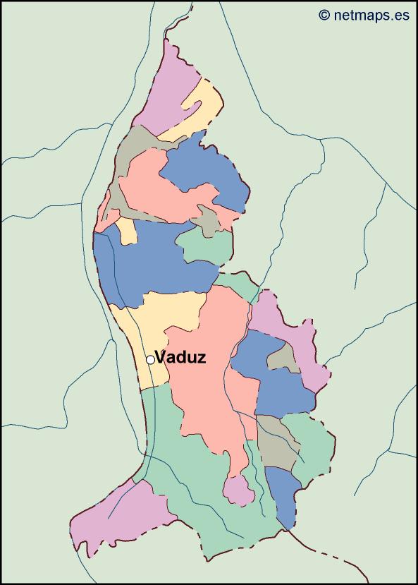 Liechtenstein eps map vector