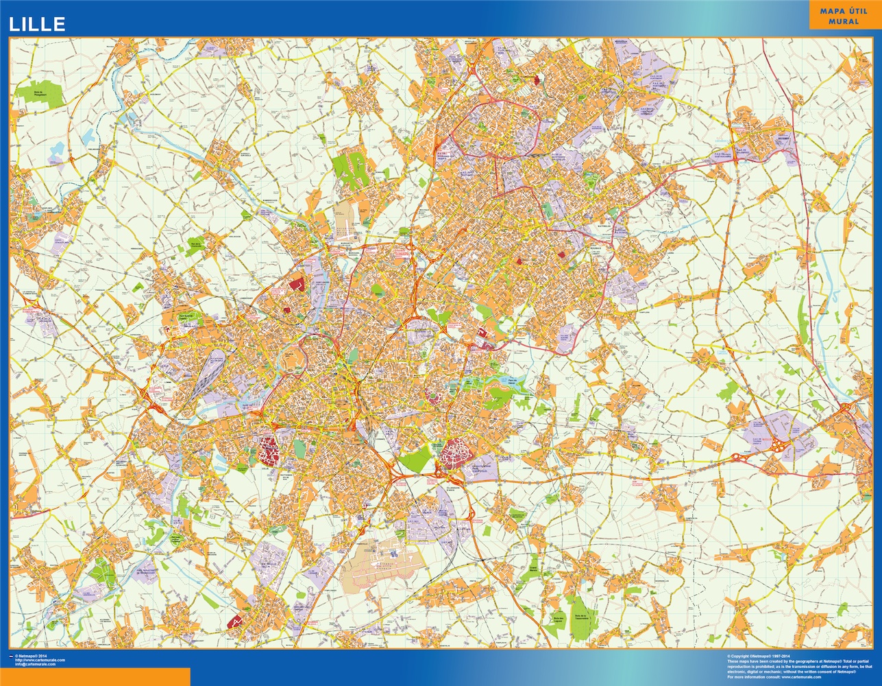 Lille carte illustrator eps