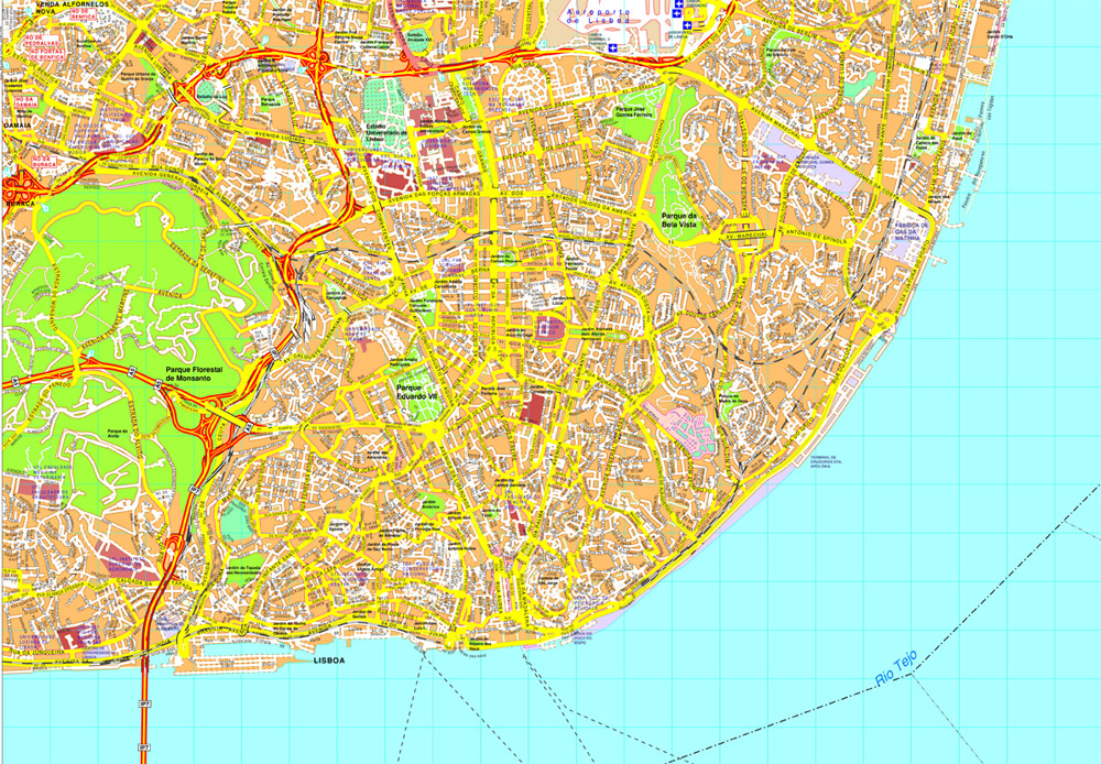 Lisbon map