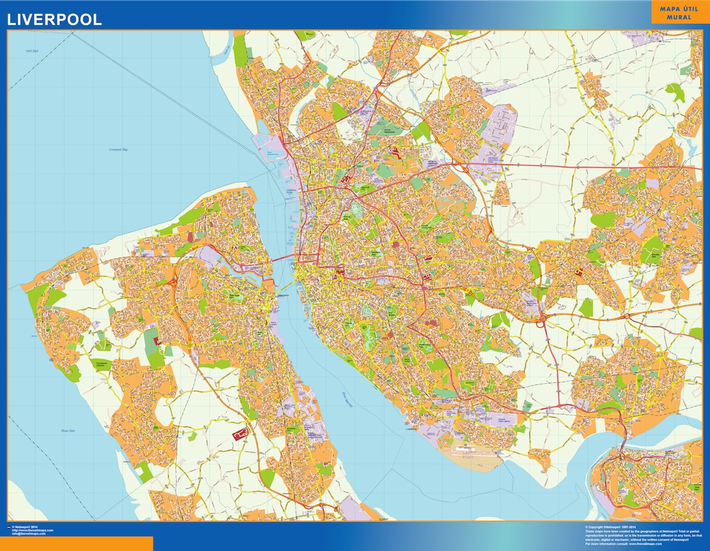 Liverpool eps map vector