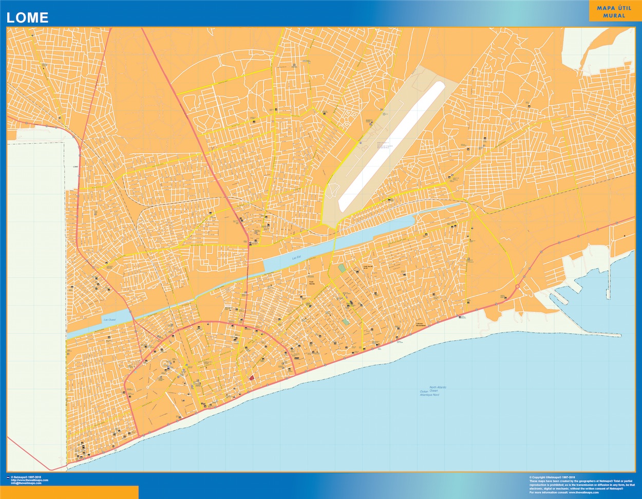 Lome eps map vector