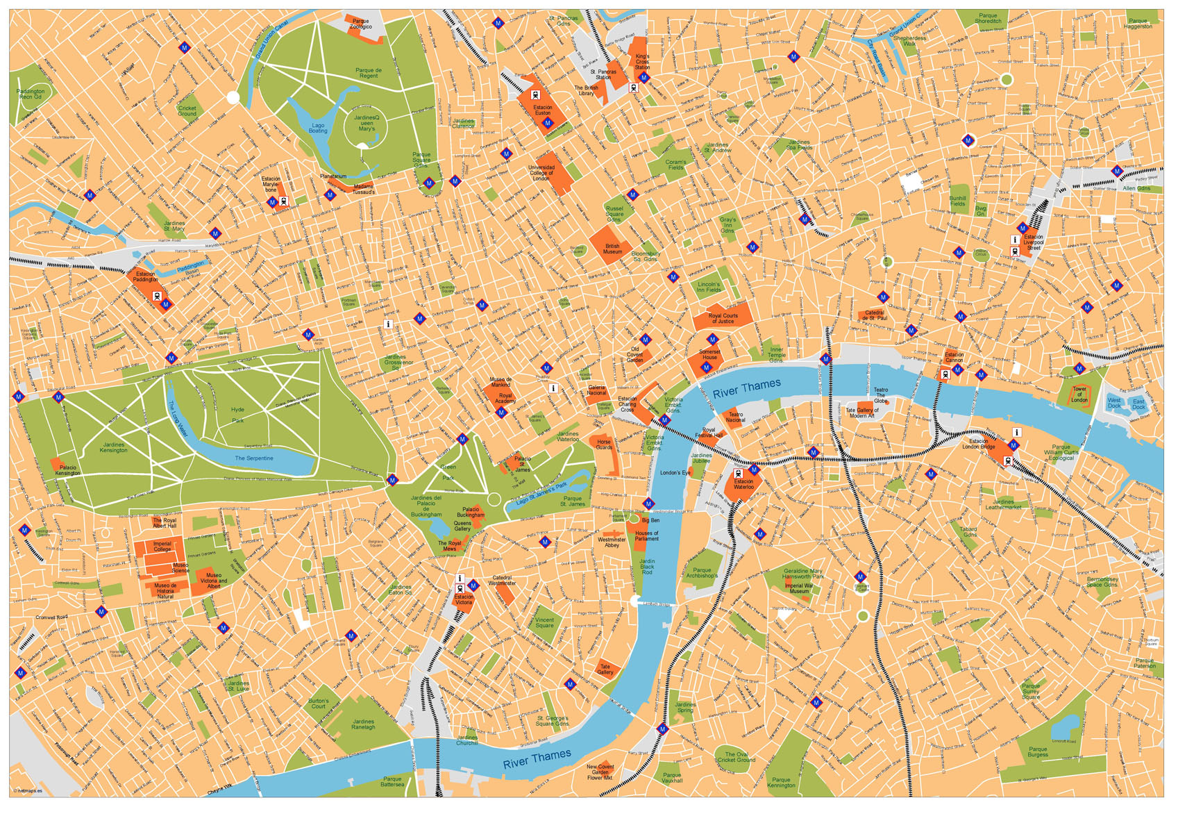 London Illustrator eps map vector