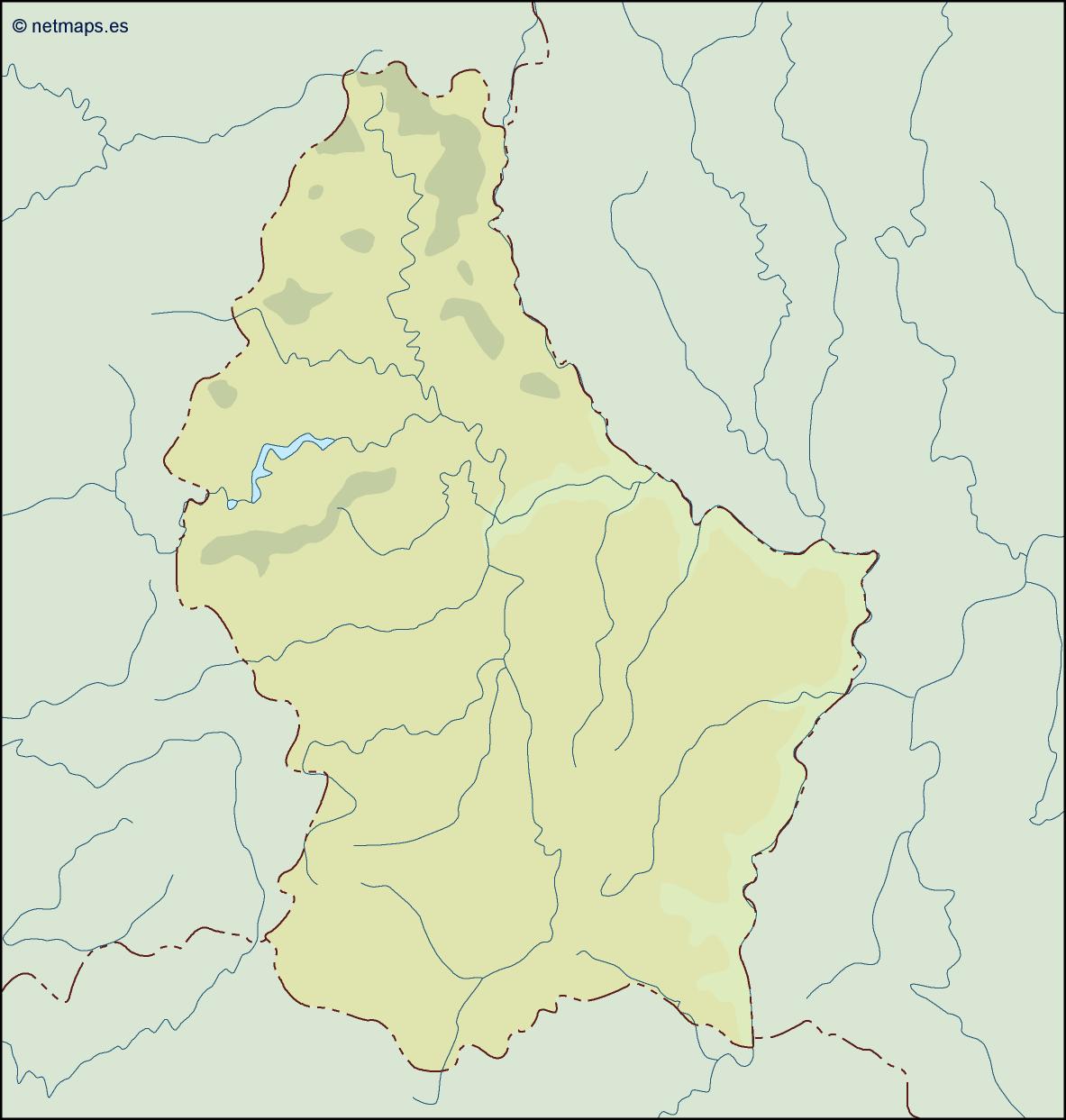 Luxembourg illustrator map