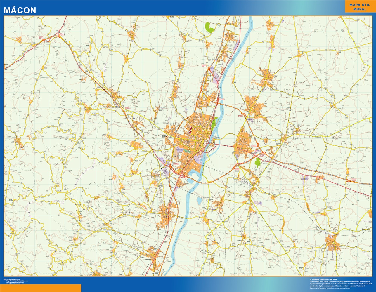 Macon carte illustrator eps