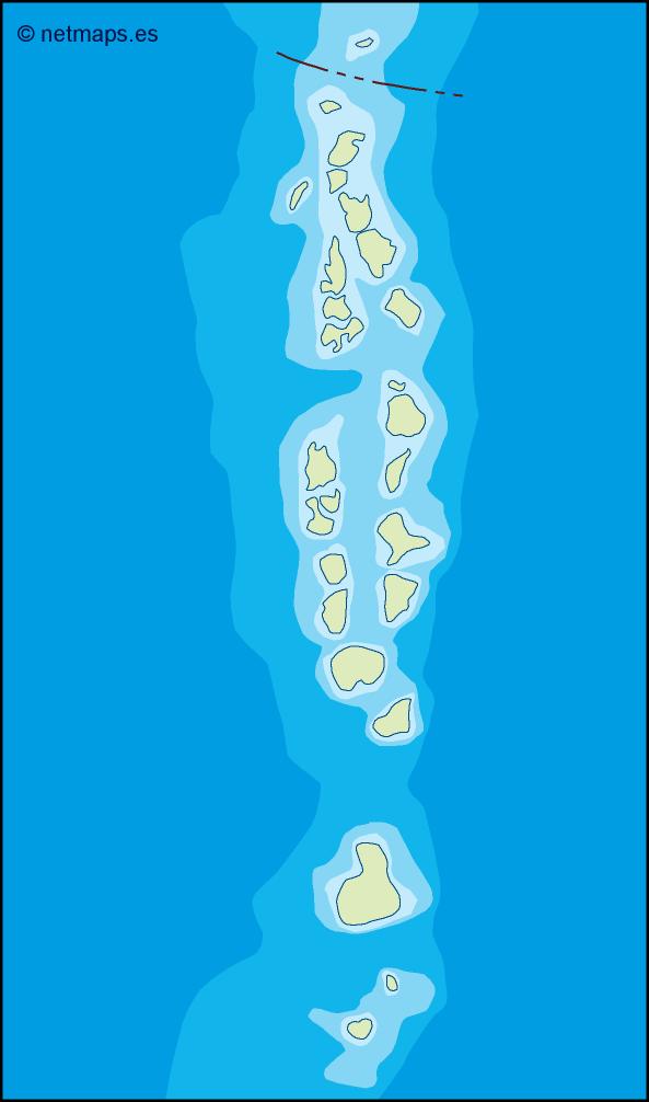 Maldives illustrator eps map vector