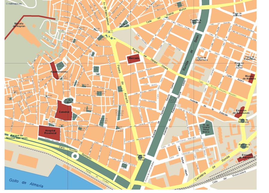 Eps map vector almeria