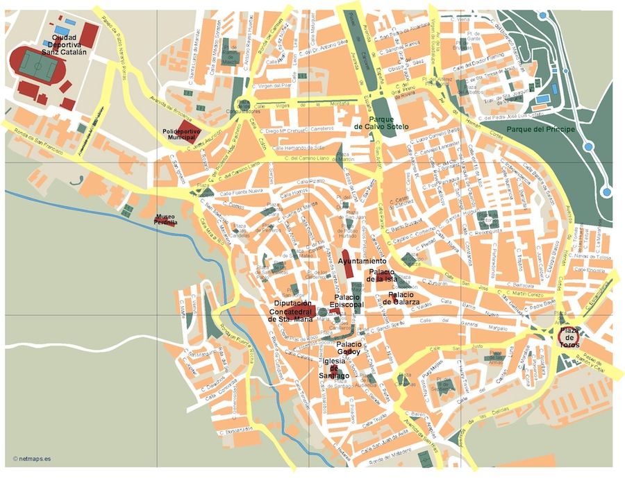 Eps map vector caceres